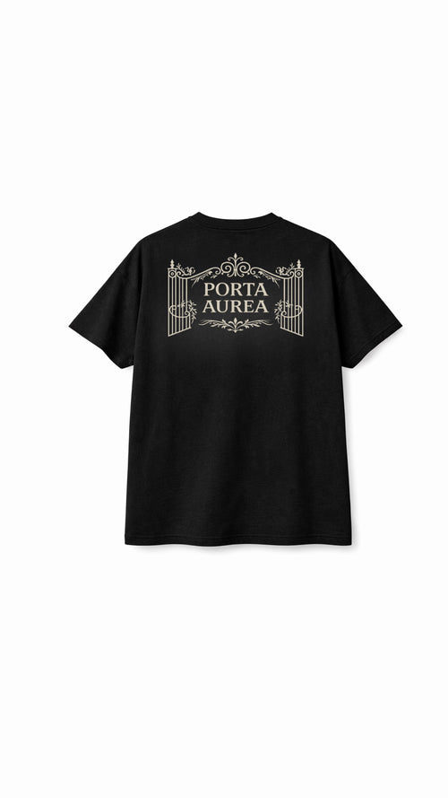 Staple Porta Aurea Black Tee