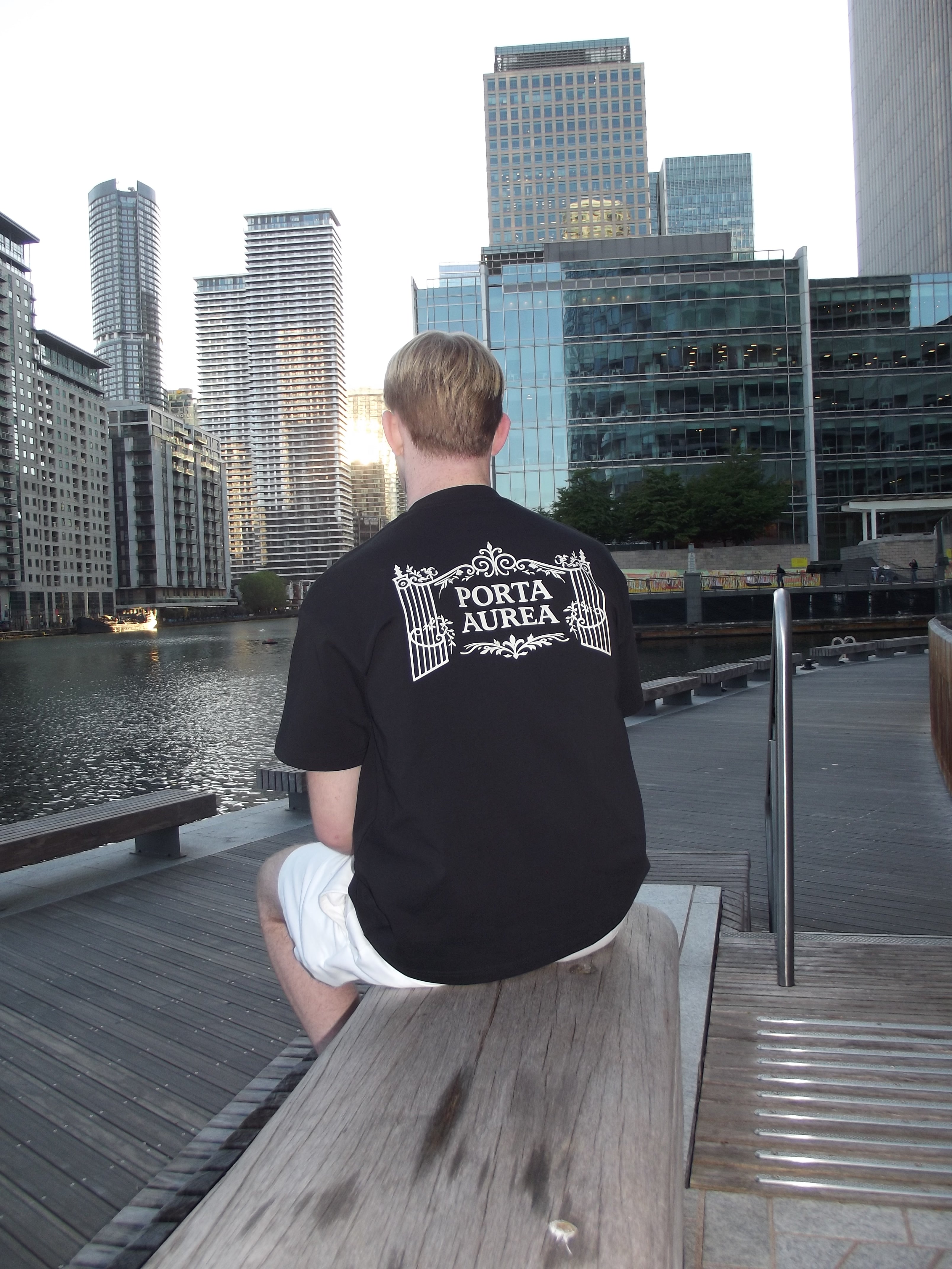 Staple Porta Aurea Black Tee