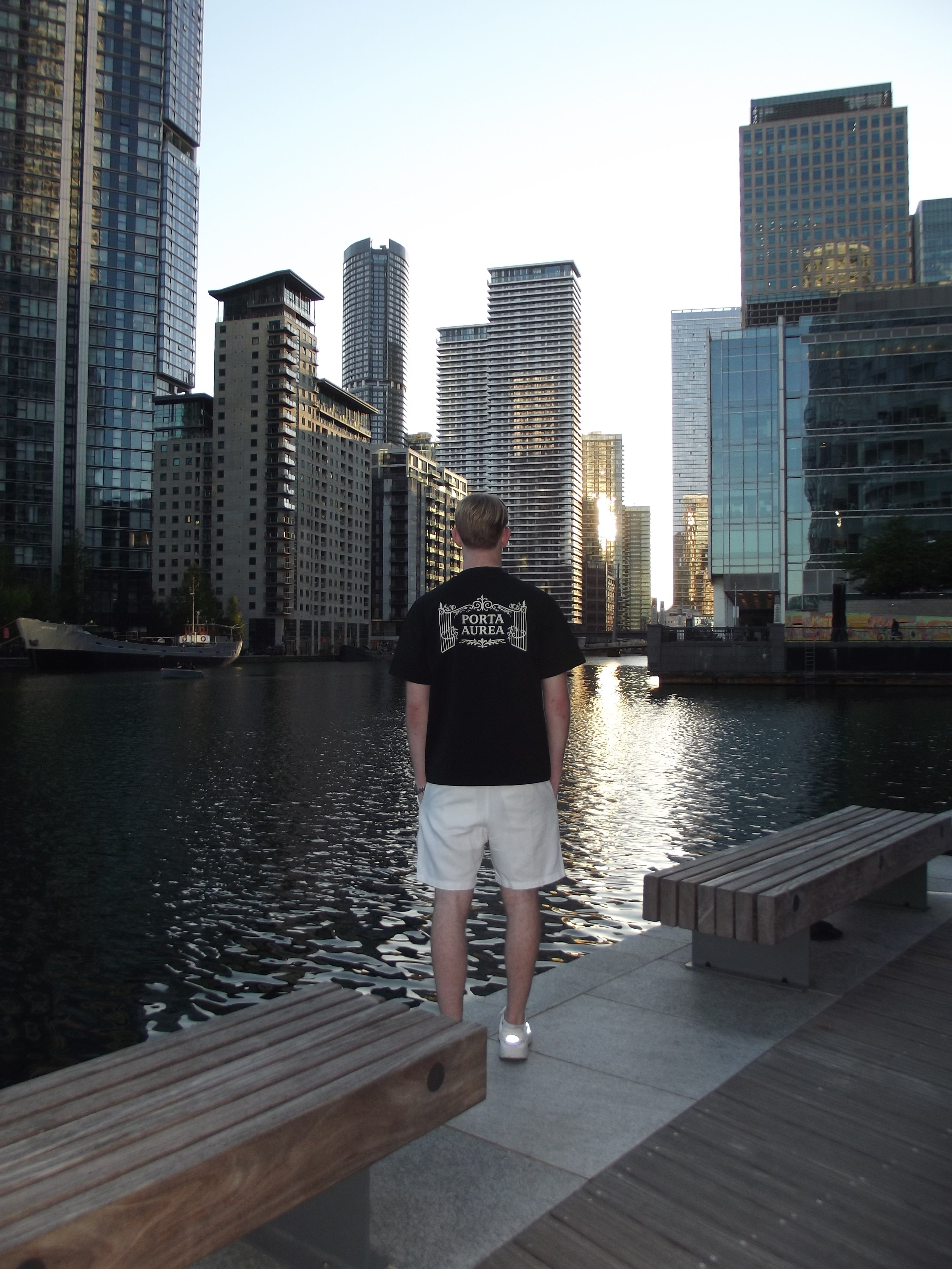 Staple Porta Aurea Black Tee