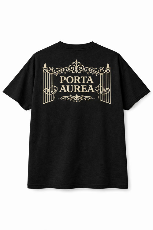 Staple Porta Aurea Black Tee